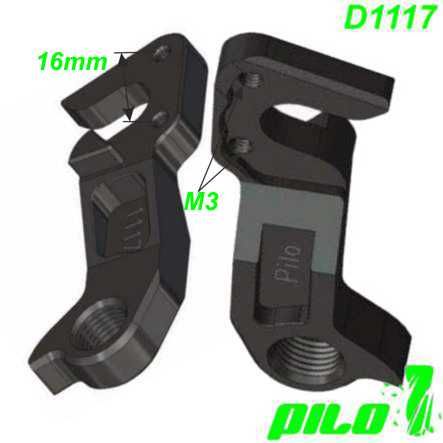 Ausfallende Schaltauge CNC Pilo D1117 GT Bicycles