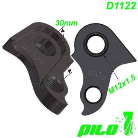 Ausfallende Schaltauge CNC Pilo D1122 Haibike Kellys KHS Messingschlager