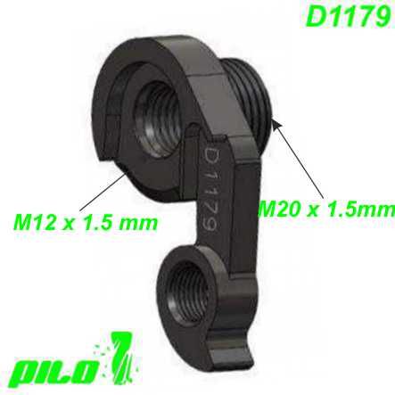 Ausfallende Schaltauge CNC Pilo D1179 Bulls