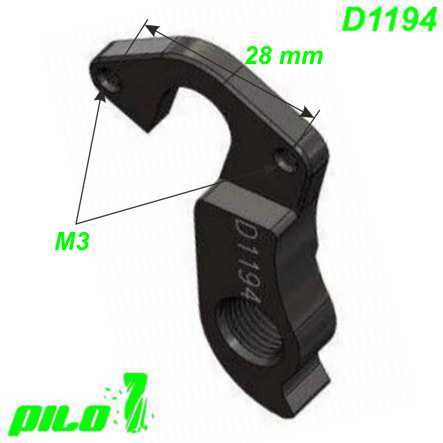 Ausfallende Schaltauge CNC Pilo D1194 Bulls