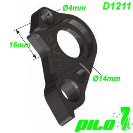 Ausfallende Schaltauge CNC Pilo D1211 Canyon