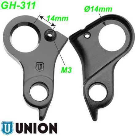 Ausfallende Schaltauge GH-311 Union Marwi Cube