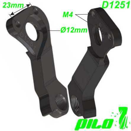 Ausfallende Schaltauge CNC Pilo D1251 Merida