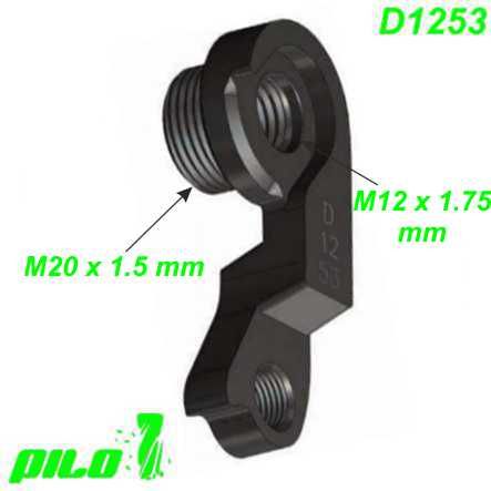 Ausfallende Schaltauge CNC Pilo D1253 Bulls