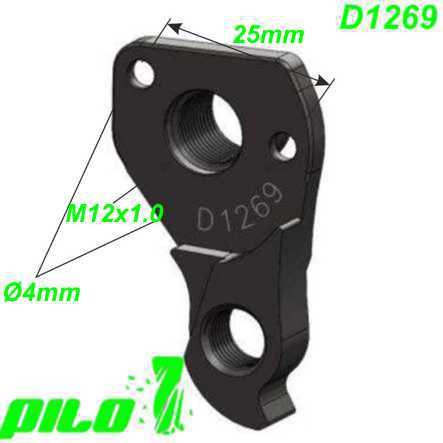 Ausfallende Schaltauge CNC Pilo D1269 Bianchi Fuji Kellys KHS