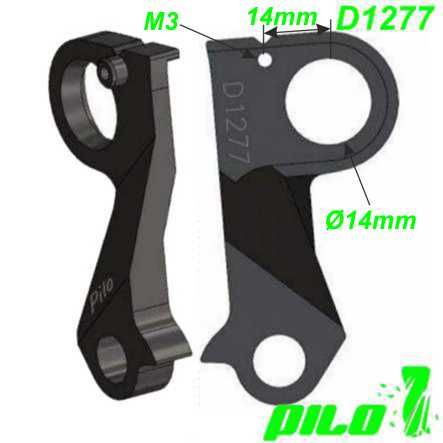 Ausfallende Schaltauge CNC Pilo D1277 Cube