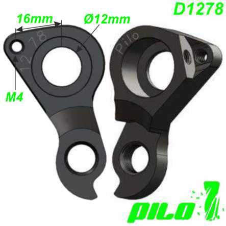 Ausfallende Schaltauge CNC Pilo D1278 Mongoose Schwinn