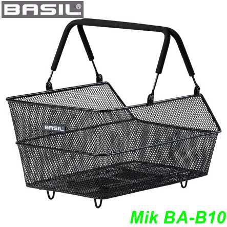 Basil MIK Einkaufskorb BA-B10 42x33x25 cm schwarz engmaschig 25 Lt