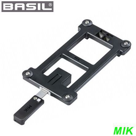 Adapterplatte Basil MIK 2.0 schwarz abschliessbar