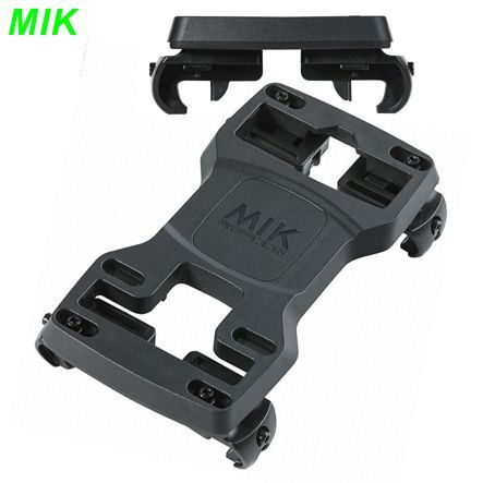 Adapterplatte Basil Mik schwarz für Gepäckträger 80-150mm