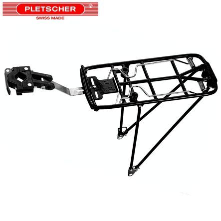 Pletscher Gepäckträger Quick Rack Athlete 3-LochSystem schwarz