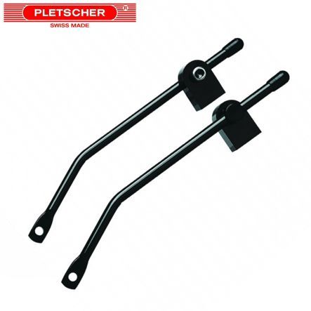 Pletscher Befestigungssatz auf Oesen für Apollo 66/230 schwarz