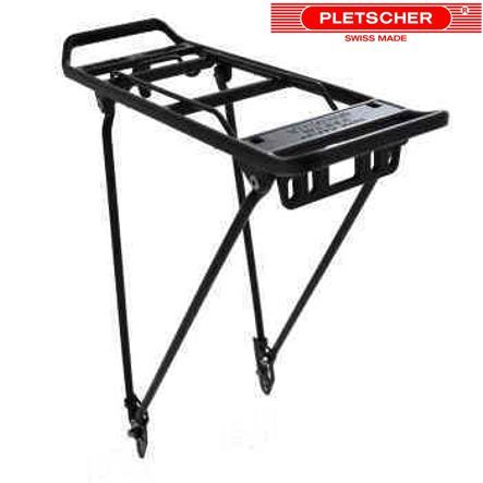 Pletscher Gepäckträger Wersa System schwarz verstellbar a/Oesen