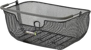 Korb mit Tragbügel feinmaschig schwarz 51x31x17 extra-gross BASIL City