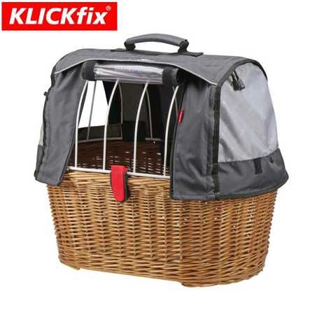 Korb Klickfix Doggy Basket plus braun 45x52x36 für Hunde