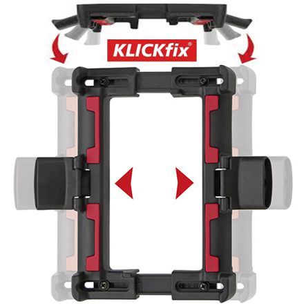 Zubehörhalter UNIKLIP 2 KlickFix für Gepäckträgermontage