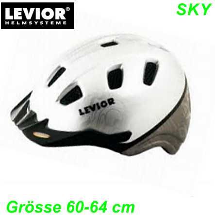 Helm LEVIOR Sky silber Grösse XXL 60-64 cm Restbestand