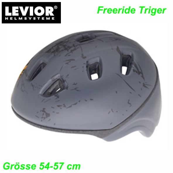 Helm LEVIOR Freeride Triger anthrazit Grösse M 54-57 cm