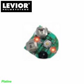 Platine rot  2LED für Quick Safe Helm LEVIOR