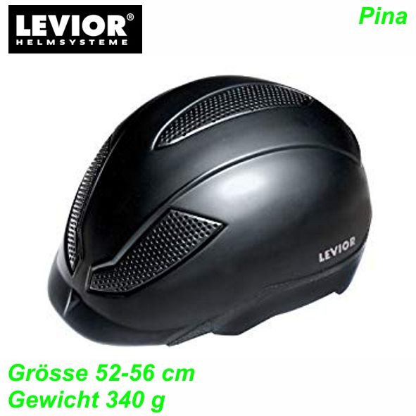 Helm LEVIOR PINA schwarz Grösse M 52-56 cm 340 gr.