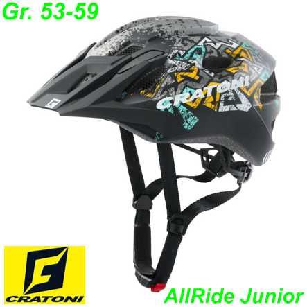 Fahrradhelm Cratoni AllRide JR.(MTB) wild/anthrazit matt Gr. Uni (53-59cm)
