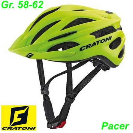 Fahrradhelm Cratoni Pacer lime matt Gr. L/XL (58-62cm)