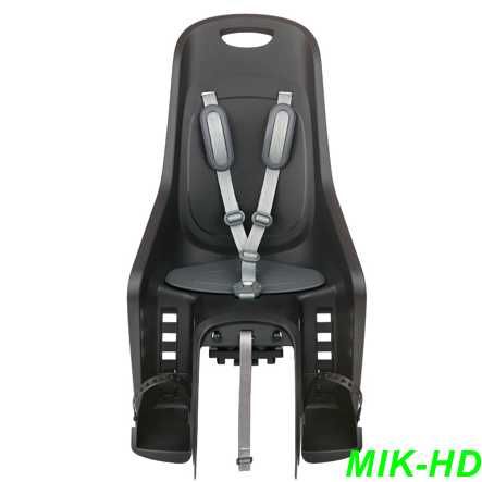 Kindersitz BUBBLY MAX Gepäckträgerbefest. MIK HD 26-29 black/dark grey