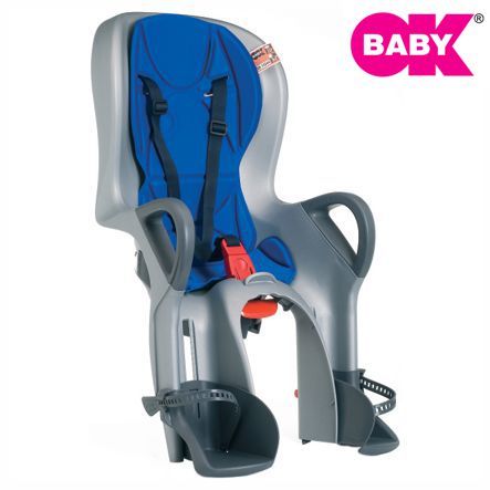 Kindersitz OK Baby 10 silber/blau ab 6 Monate 9-22 Kg
