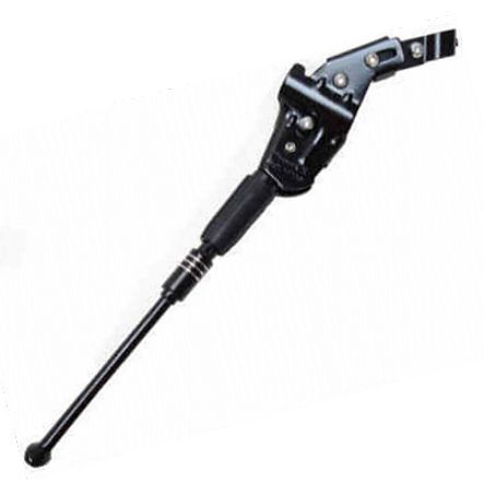 TranzX Seitenständer mit verstellb. Winkel zum klemmen alu schwarz  26-28