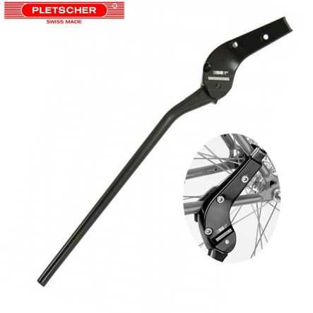 Pletscher Seitenständer ESGE Multi 28* m. Befest.-mat. alu schwarz