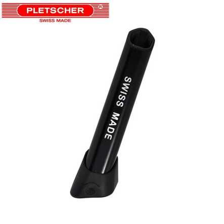 Pletscher Flex-Hülse mit Stützfuss F18 schwarz