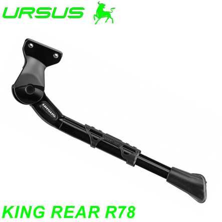 Ursus Seitenständer Ursus King rear 24-28  2-Loch 40 mm schwarz auf Rahmen