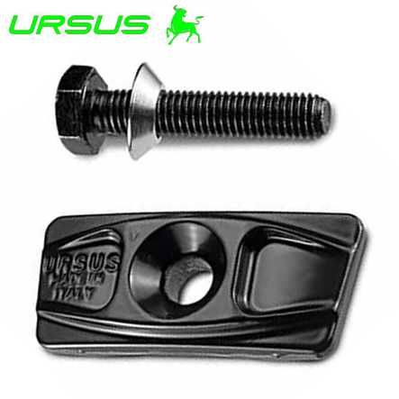 Ursus Adapterplatte zu Zweibeinstütze Jumbo M10x75 schwarz