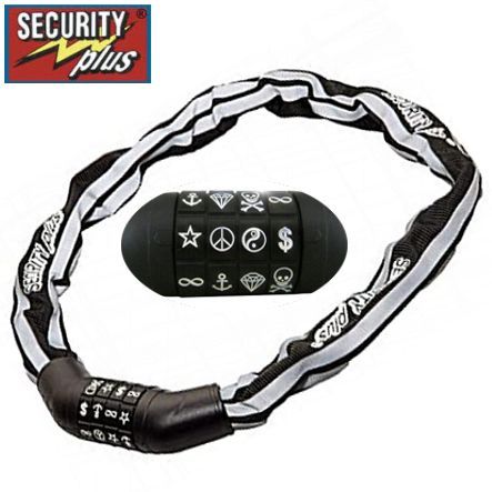 Security Plus Kettenschloss Reflex Symbol SKS 1400 mm