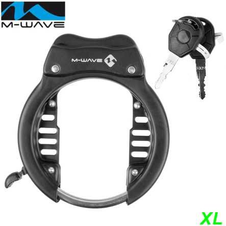 Rahmenschloss XL RIng 70 mm Pletscherplatte 2Schlüssel nicht abziehbar bei offen