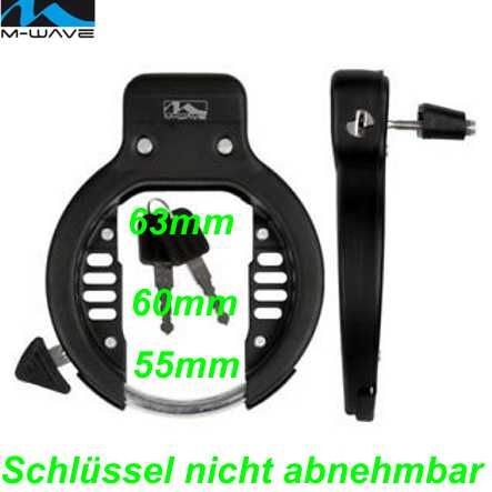 Mighty Rahmenbügelschloss Schlüssel nicht abnehmbar bei geöffnetem Schloss