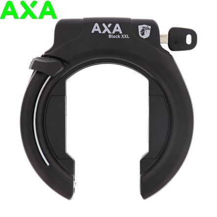 Rahmenschloss AXA Block XXL Hinterbau schwarz 60 mm