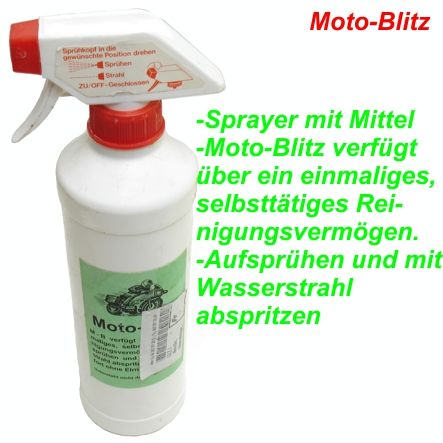 Moto Blitz Universalreiniger Zerstäuber zylindrisch 0.5 Liter