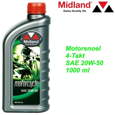 MIDLAND Motorenoel 4-Takt SAE 20W-50 1000 ml
