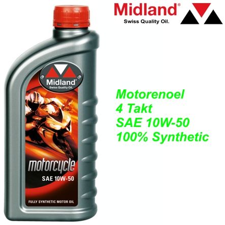 MIDLAND Motorenoel 4 Takt SAE 10W-50 100% Synthetic