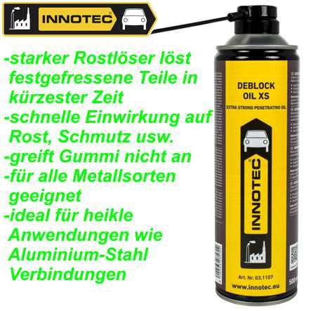 Deblock Oil XS Innotec 500ml