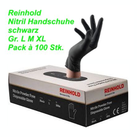 Reihold Nitril Handschuhe blau Gr. L Pack à 100 Stk.