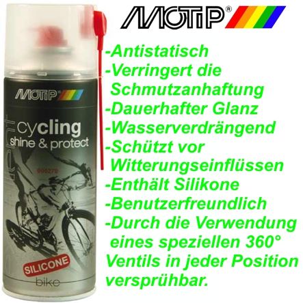 Motip Cycling Rabobank Reinigung / Schutz Dose 400 ml Silicone