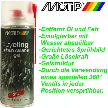 Motip Cycling Rabobank Kettenreinigungs Gel Dose 400 ml