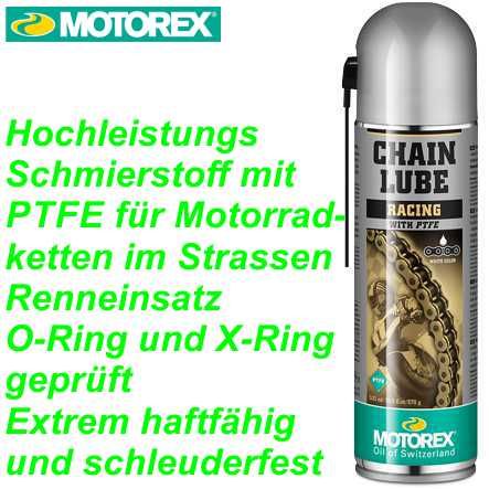 Motorex Kettenspray Chainlube Racing 500 ml