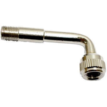 Ventil Ansatz gebogen 90° AV auf AV mit Rückschlag Moto Auto Schrader