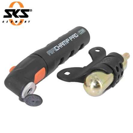 Mini-Pumpe Airchamp Pro 150 mm 100 gr. Restbestand inkl. Patrone 16 gr.