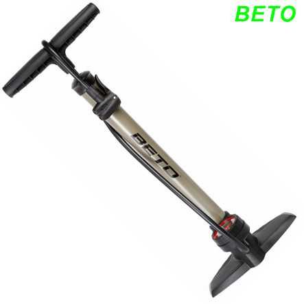 Standpumpe schwarz mit Manometer 11 bar/160PSI Kunststoff