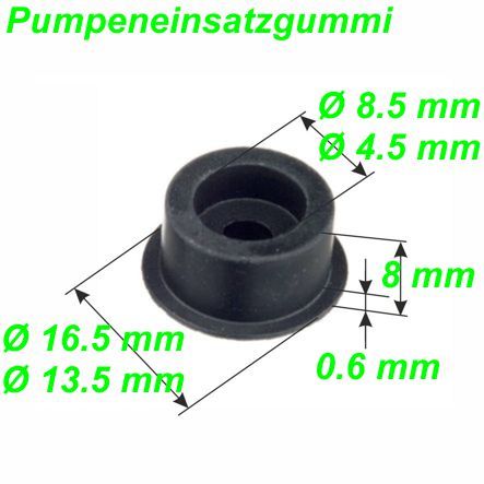 Ventileinsatzgummi zu Pumpe Giyo FV / SC