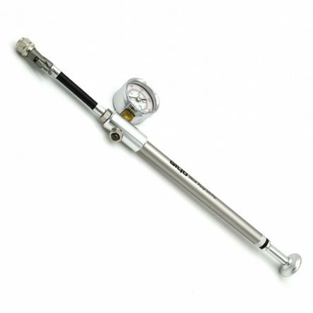 Federgabelpumpe Gyjo mit Manometer bis 21bar/300PSI alu